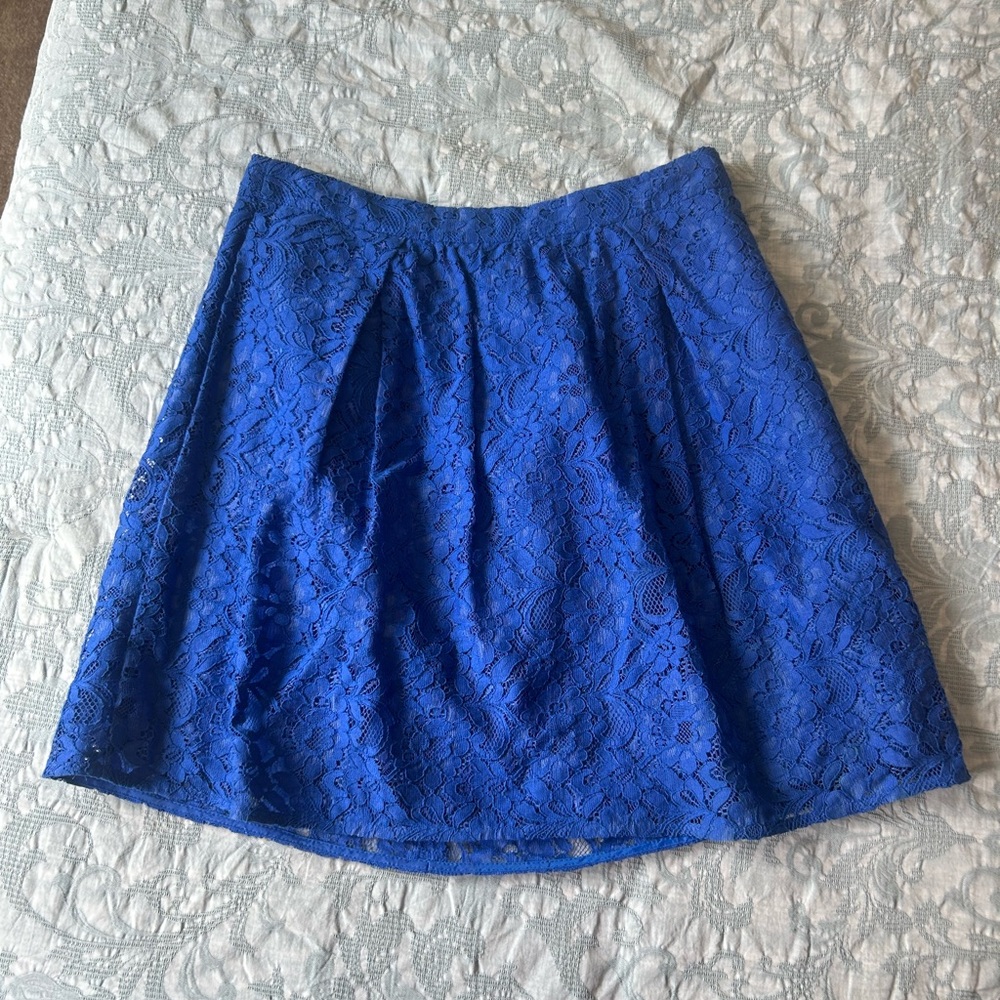 J. Crew lace skirt with pockets